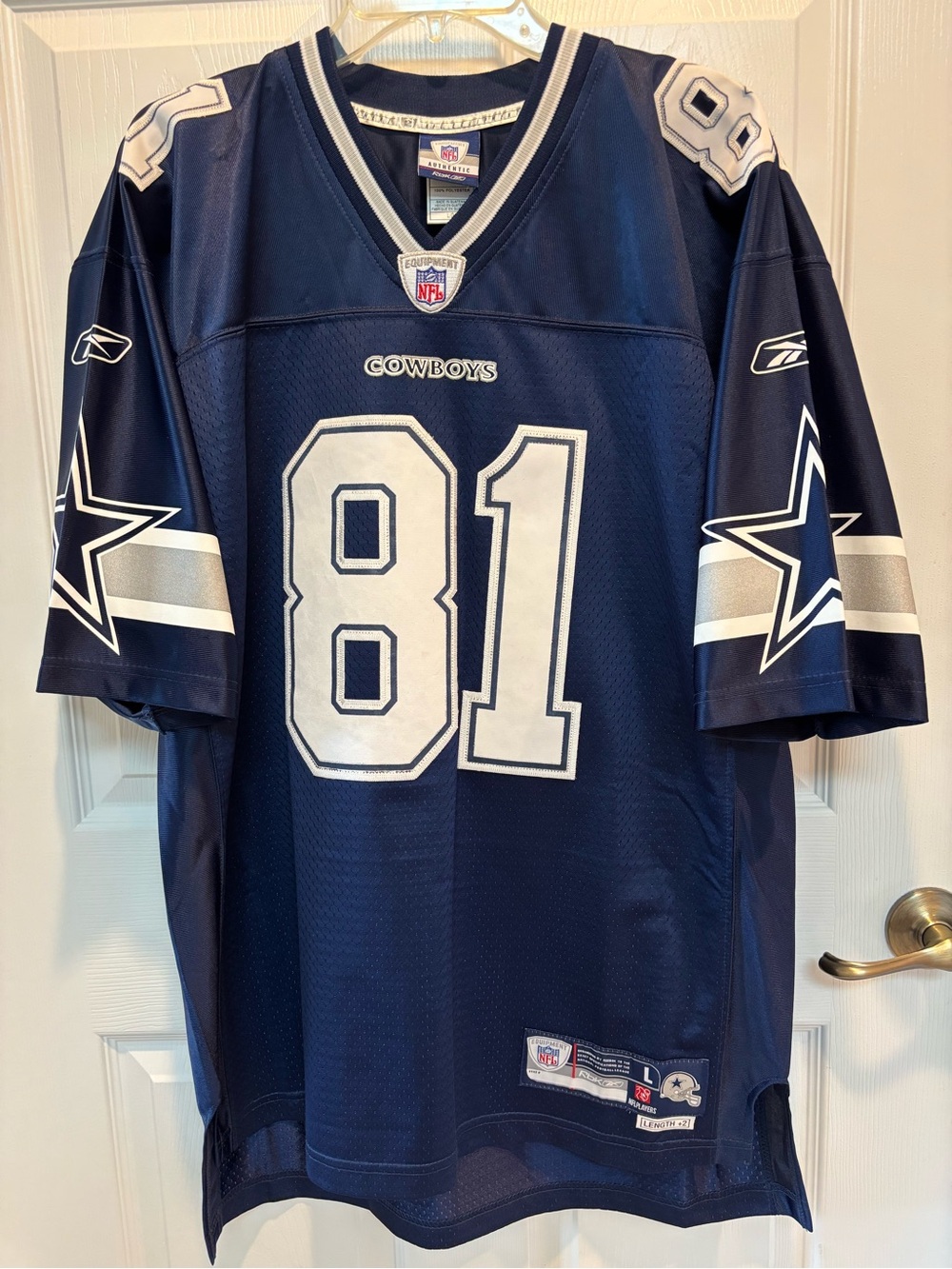 Updated Bundle of 2 vintage NFL Jerseys 2 size Large 1 Cowboy 1 Colts